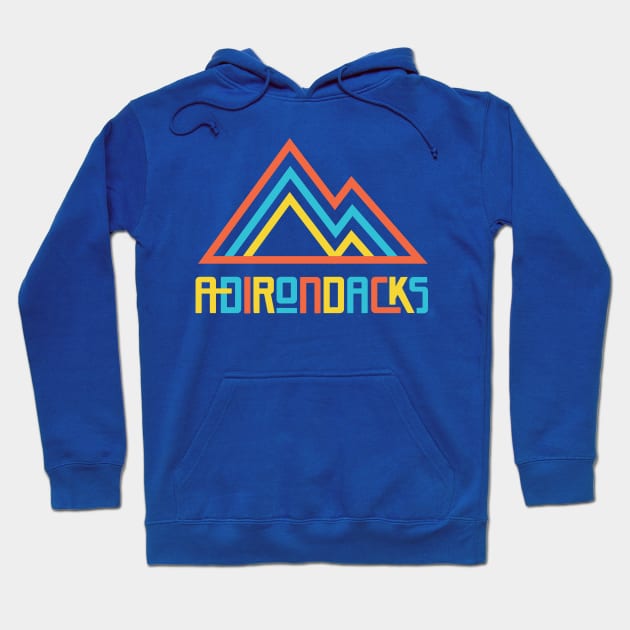 Adirondacks Mountains Hoodie by PodDesignShop